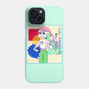 Yuri Marzipan the Oni - Cool Gal (Pastel Mint) Phone Case