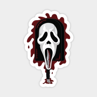 Horror Pop Ghostface Front Print Magnet
