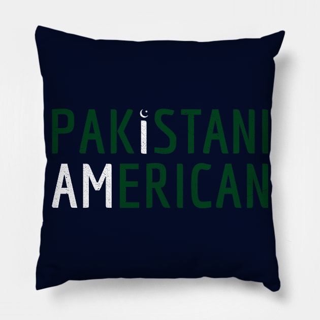 I Am Pakistani American - Pakistan and America Pride Pillow by Family Heritage Gifts