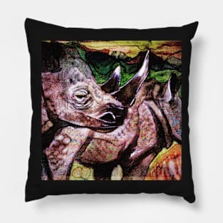 Rhinos Pillow