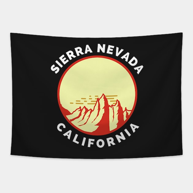 Sierra Nevada California - Sierra Nevada Ski Snowboard Mountain California Yosemite Travel Tapestry by Famgift