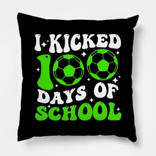 I Tackled 100 Days of School Football 100th Day Teacher Pillow