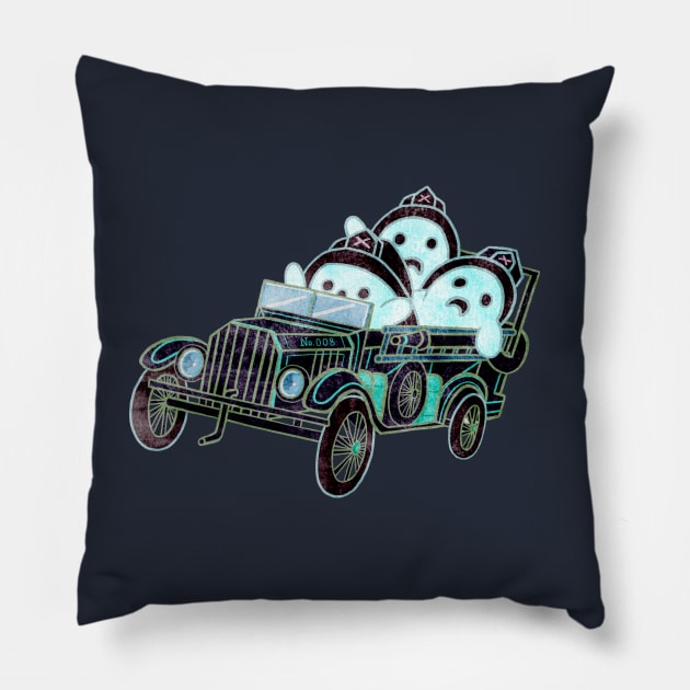 Boo Brigade single Pillow by Capt. Jack