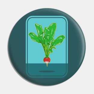 Radish levitating Pin