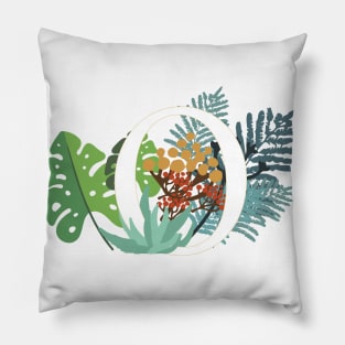 Plant Letter O Pillow