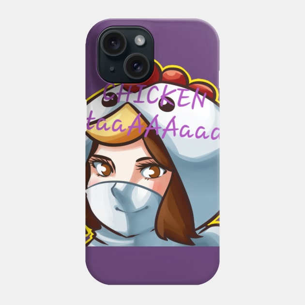 Chicken Attack Phone Case by Ariel's Grotto