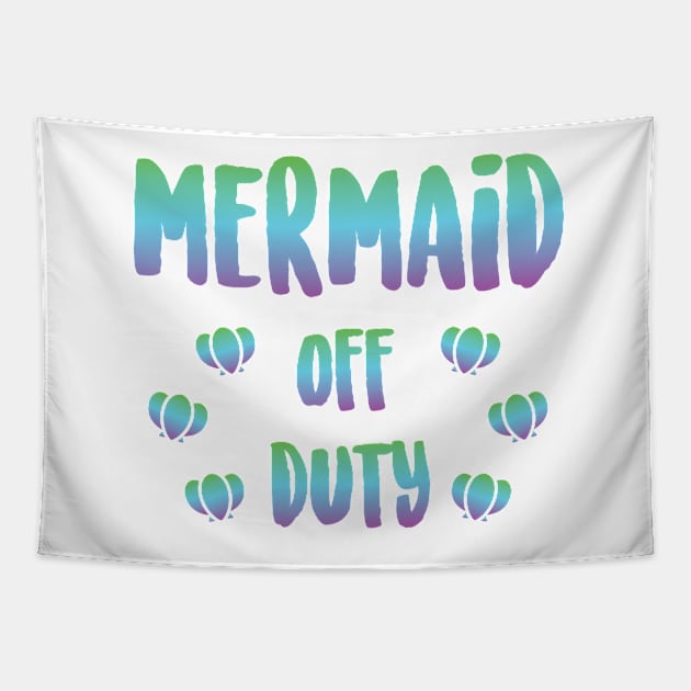 Mermaid Off Duty Tapestry by eevylynn