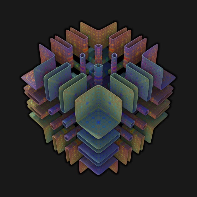 3-D Fractal Cube by lyle58