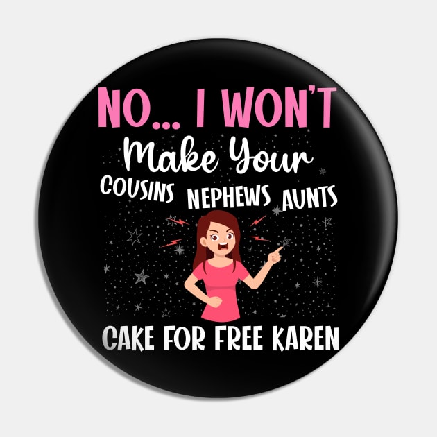 Dealing with a karen - a cake decorator design Pin by FoxyDesigns95