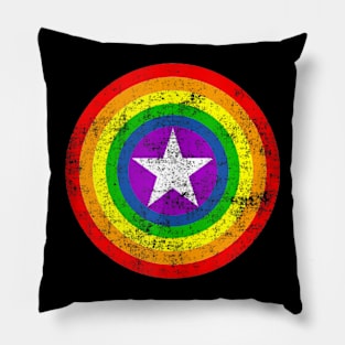 Captain Gay Superhero Gay Pride Hero Pillow