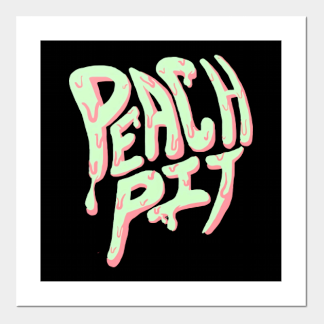 Best Seller Music Peach Pit Poster Und Kunst Teepublic De