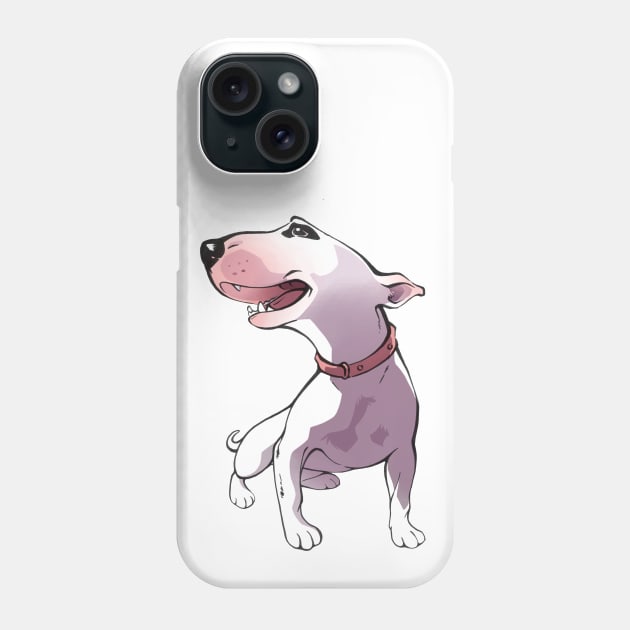 Bull Terrier Phone Case by mariamar