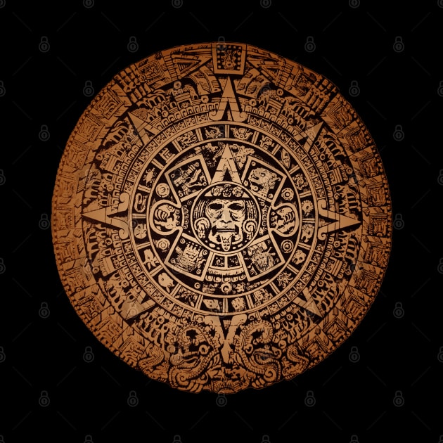 Mayan Stone Calendar by Heartsake