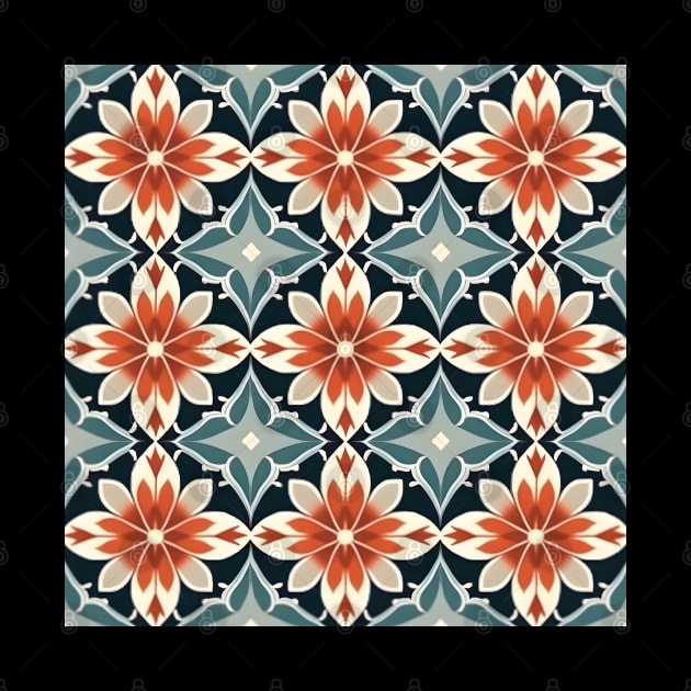 Geometric Floral by lomdor