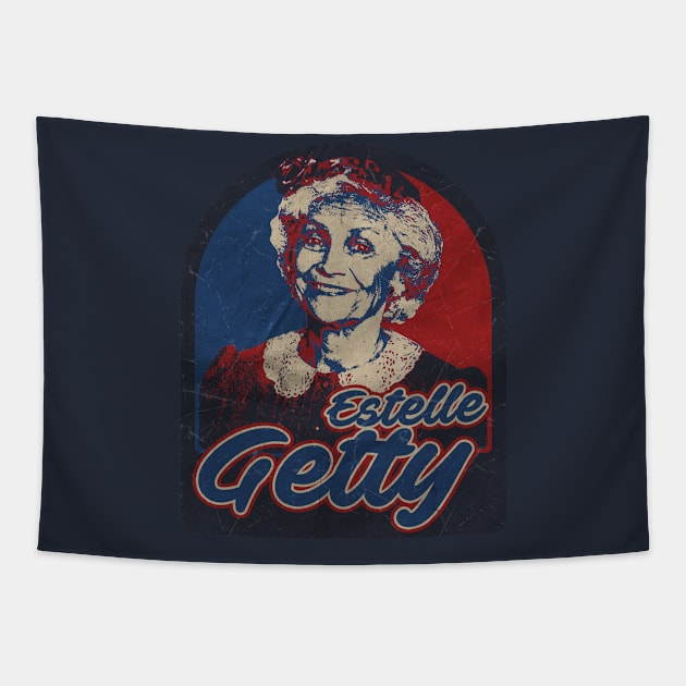 NEW RETRO - theGOLDEN GIRLS Estelle Getty Tapestry by okaka