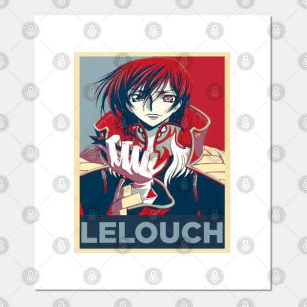 Lelouch Lameperouge Code Geass Code Geass Lelouch Affiche Et Impression D Art Teepublic Fr