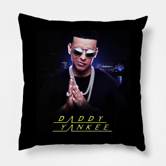 Daddy Yankee - Puerto Rican rapper, singer, songwriter, and actor Pillow by Hilliard Shop