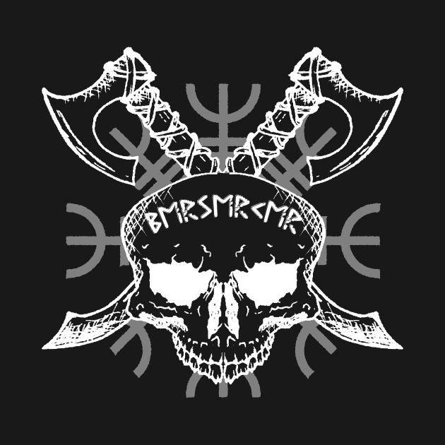 Berserker Skull, Helm of Awe, Vikings, Norse by Lenny241