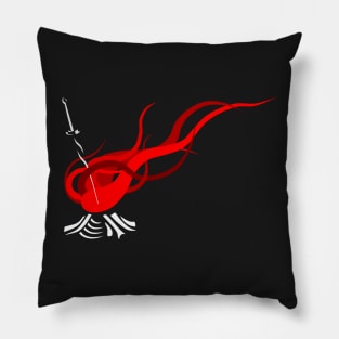 Red Bonfire Pillow