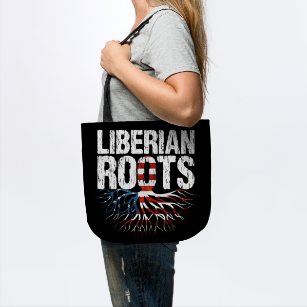 Liberian Roots Liberia American Flag Gift American Tote TeePublic