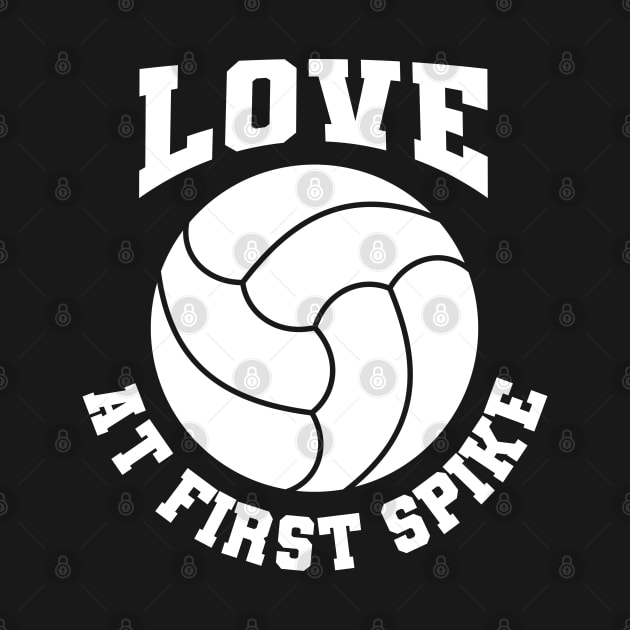 Volleyball Love At First Spike Sportive Girl by tobzz