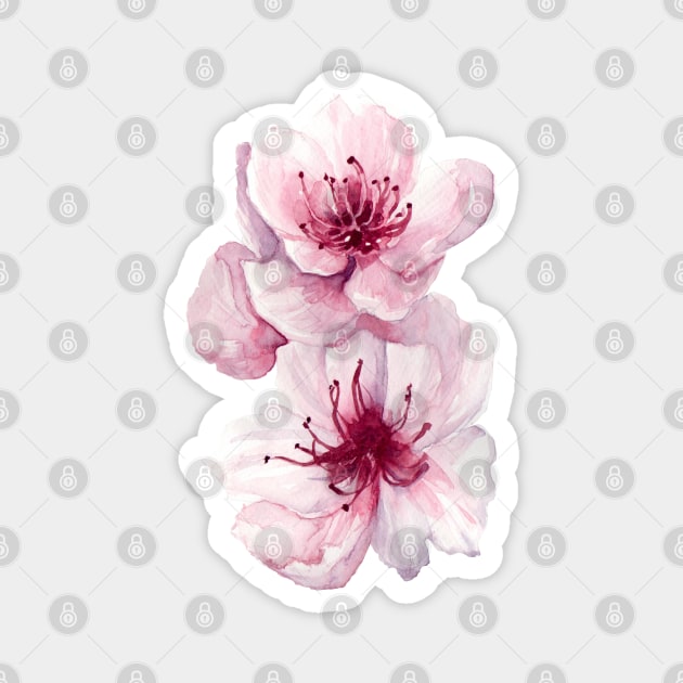 Peach Blossom Magnet by artofsuff