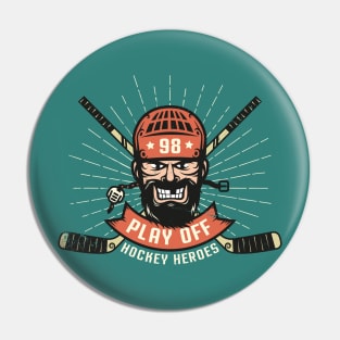 Hockey play off Pin