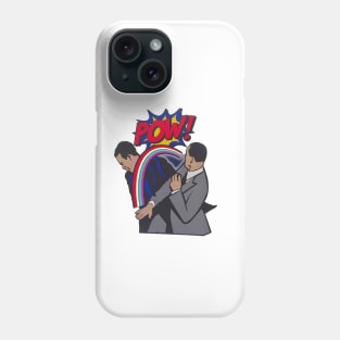 Will Smith Slapping Chris Rock Pow Phone Case