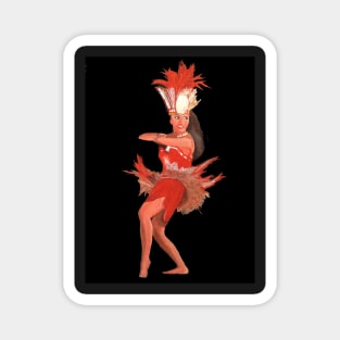 Polynesian Dancer Magnet