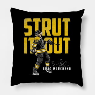 brad marchand notorious strut Pillow