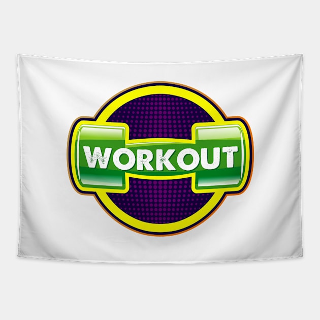 Workout Tapestry by GeeTee