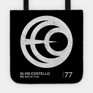 Elvis Costello / Minimalist Graphic Artwork Design Tote