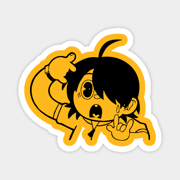 Araragi Koyomi Bakemonogatari Anime Magnet by SaverioOste