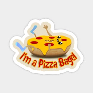 Pizza Bagel Magnet