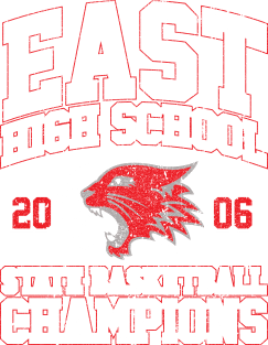 East High School State Basketball Champions Magnet