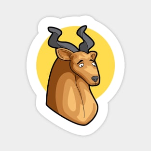 Lonely Kudu Art Magnet