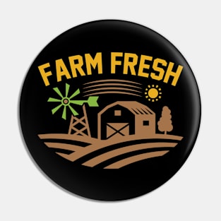 Farm Fresh T Shirt For Women Men Pin