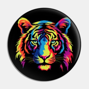 Rainbow Tiger Pin