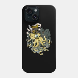 Enigmatic Tinkerer: Steampunk Octopus Phone Case