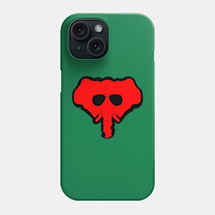 Christmas Red Lee The Elephant Phone Case