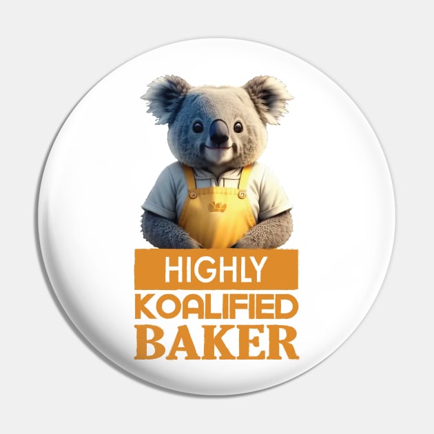 Just a Highly Koalified Baker Koala Pin by Dmytro