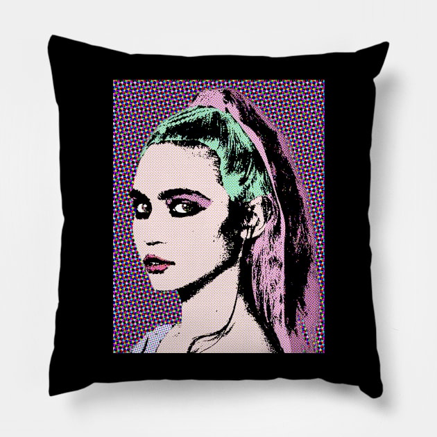 grimes style pop art Pillow by soundofpopart