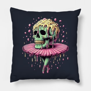 skull ballet Pillow