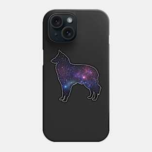 Galaxy Groenendael Silhouette Phone Case