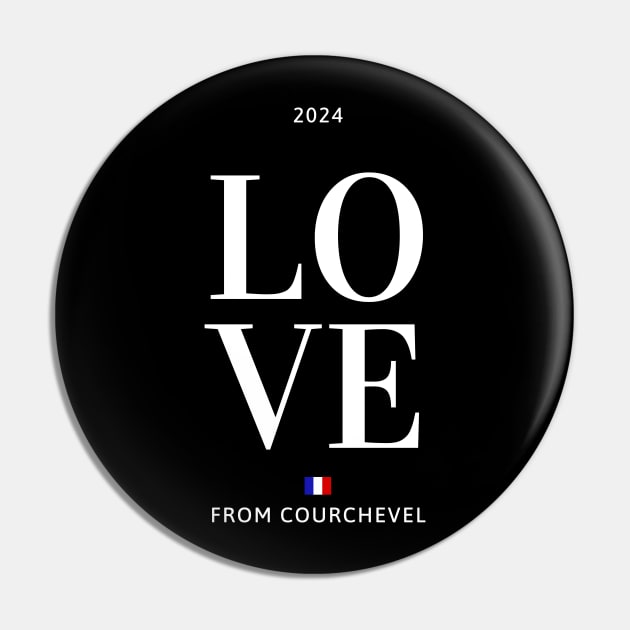 Love from Courchevel Pin by la chataigne qui vole ⭐⭐⭐⭐⭐