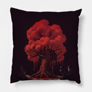 trees full of blood Pillow