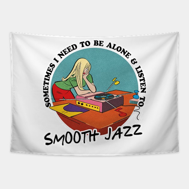 Smooth Jazz Music Obsessive Fan Design Tapestry by DankFutura