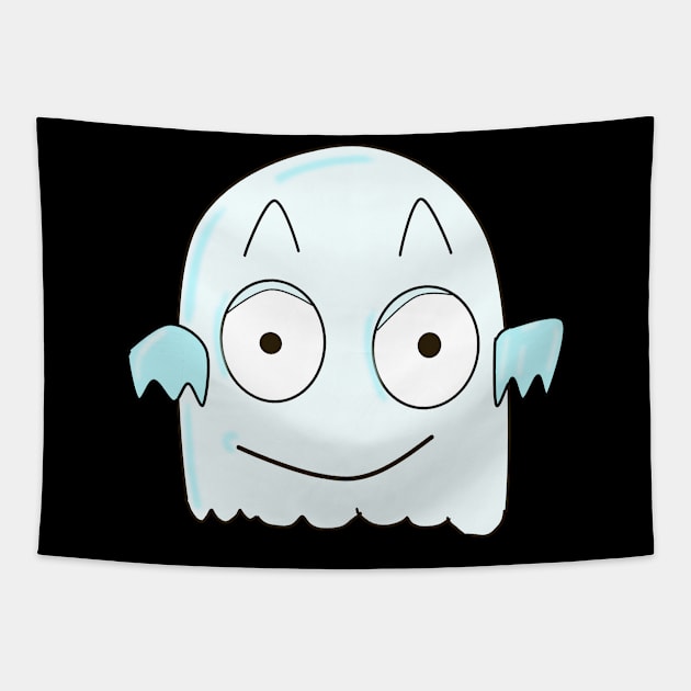 GHOST SPOOKY COOL CREEPY AND CUTE Tapestry by FromBerlinGift