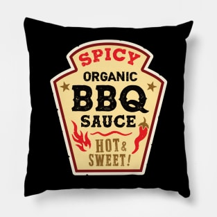 Spicy BBQ Sauce - Hot and Sweet! Pillow