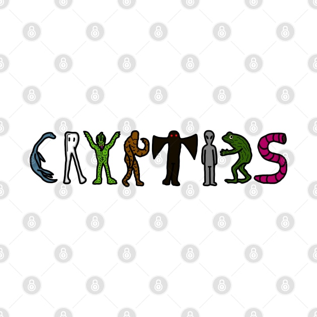 CRYPTIDS Text by GiantAlienMonster